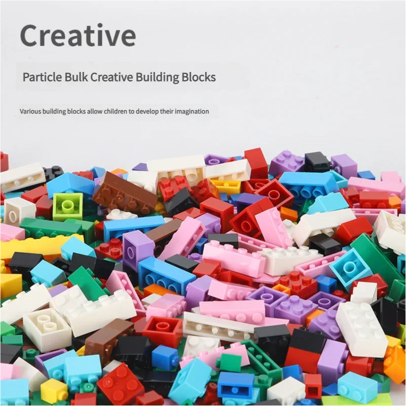 Set di blocchi creativi fai-da-te da 500-1500 pezzi, combinazione di blocchi di architettura cittadina classica, regalo di compleanno per bambini