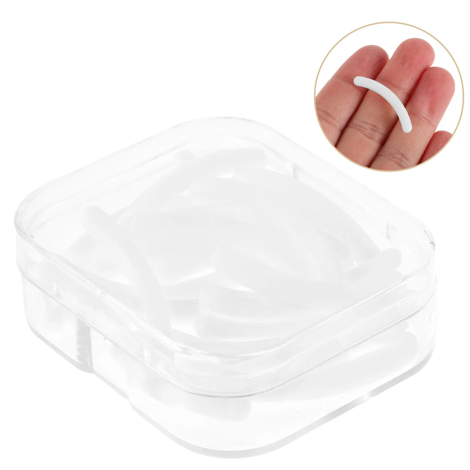 24Pcs Eyelash Curler Pads Refill High Elastic Silicone Replacement Inserts for Universal Curlers Non-Damaging Gentle Lash