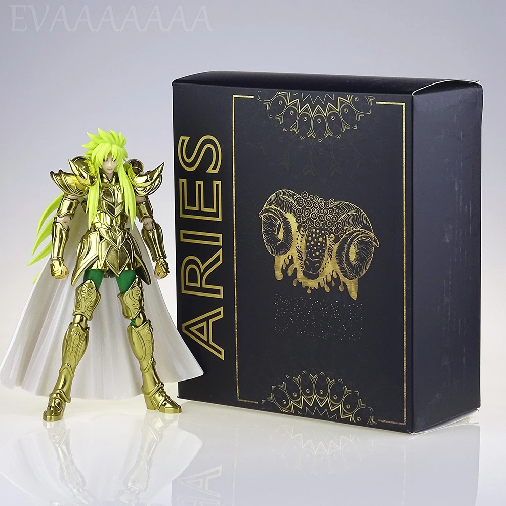 ST Model Saint Seiya Myth Cloth Aries Shion LC The Lost Canvas Gold Saint Knights of the Zodiac Saint Action Figure Toy