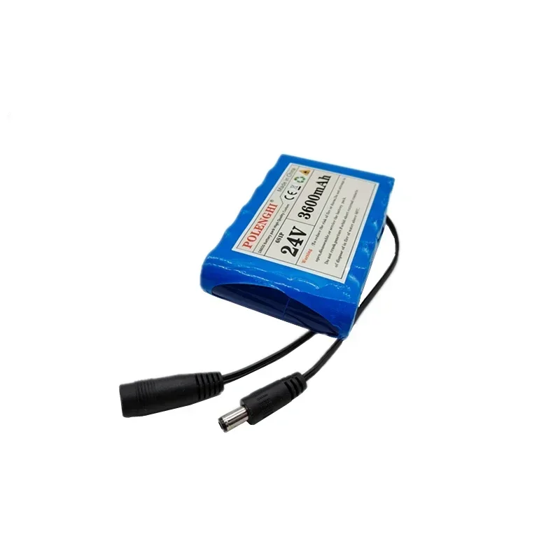 POLENGHI 24 V 5000 mAh 25,2 V 5 Ah 6S1P 18650 akumulator litowo-jonowy z płytką zabezpieczającą BMS