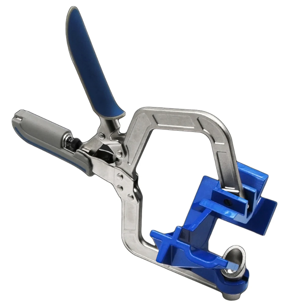 Upgrad Auto-adjustable 90 Degree Right Angle Clip Clamp Angle Woodworking Clamp Pliers Quick Release Picture Frame Corner Clip