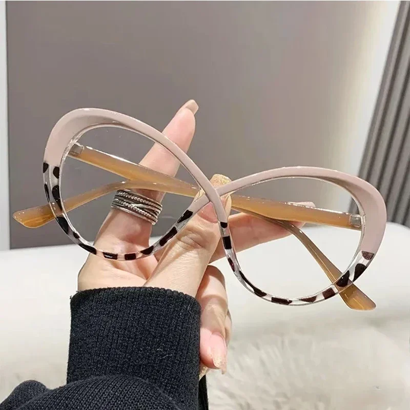 Luxury High Definition Reading Glasses Blue Light Blocking Eyewear Diopter Eyeglasses  0 To +4.0 Show Small Face Unisex - Image 4