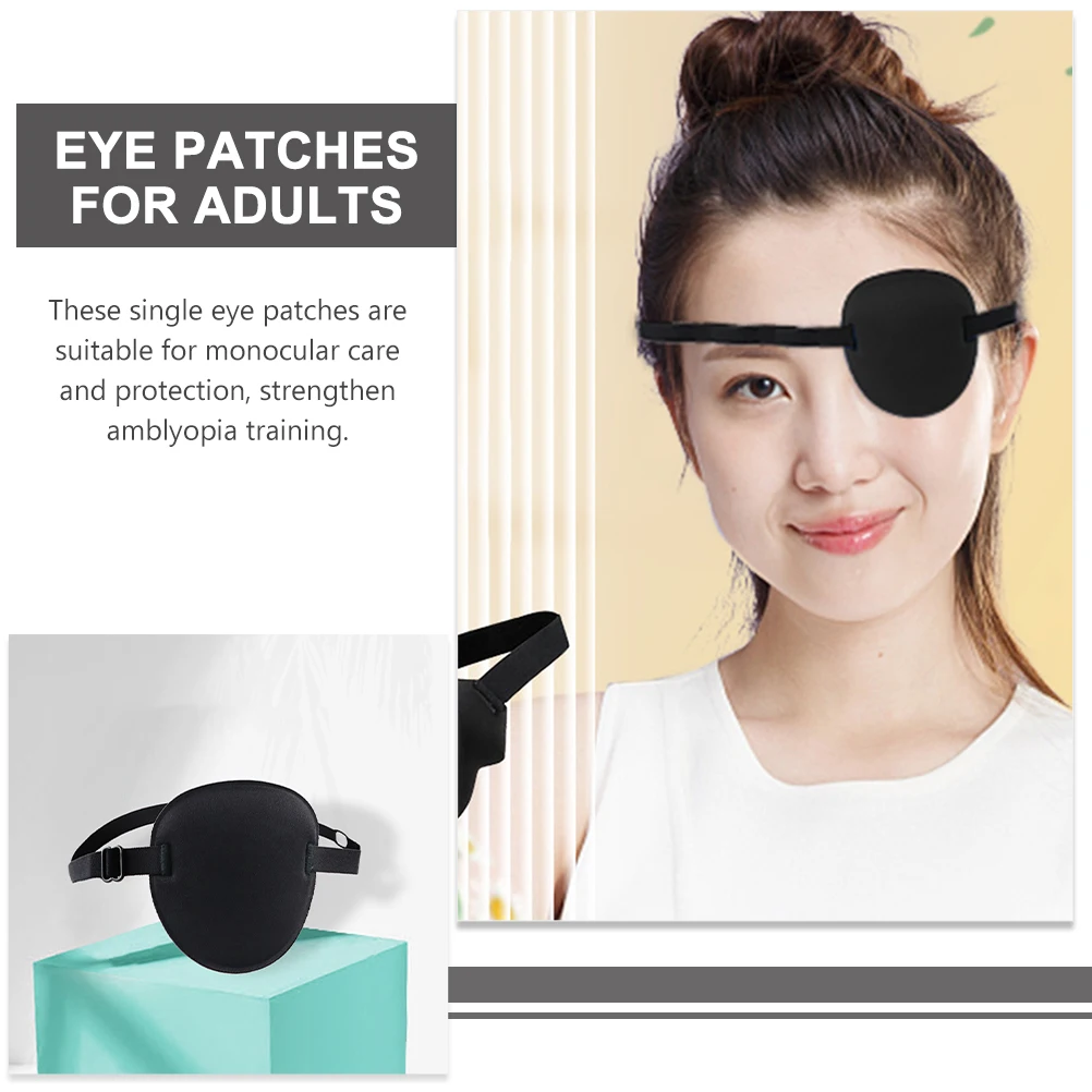 

2 pcs Adjustable Eye Mask Comfortable Patches Eyepatches Adults Kids Single Medical PP Cotton Three-dimensional Useful Soft