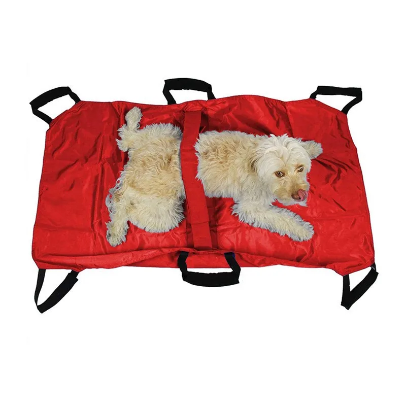 

«Лучшие продажи носилок для домашних животных — большой спасательный коврик для собак с 6 ручками — складная ветеринарная переноска для травмных животных»