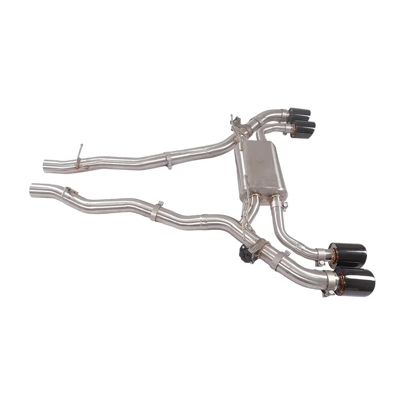 Stainless Steel Exhaust Rear Section for BMW M3/M4 G8X 3.0T Single-side Dual-tube Exhaust Catback Pipe