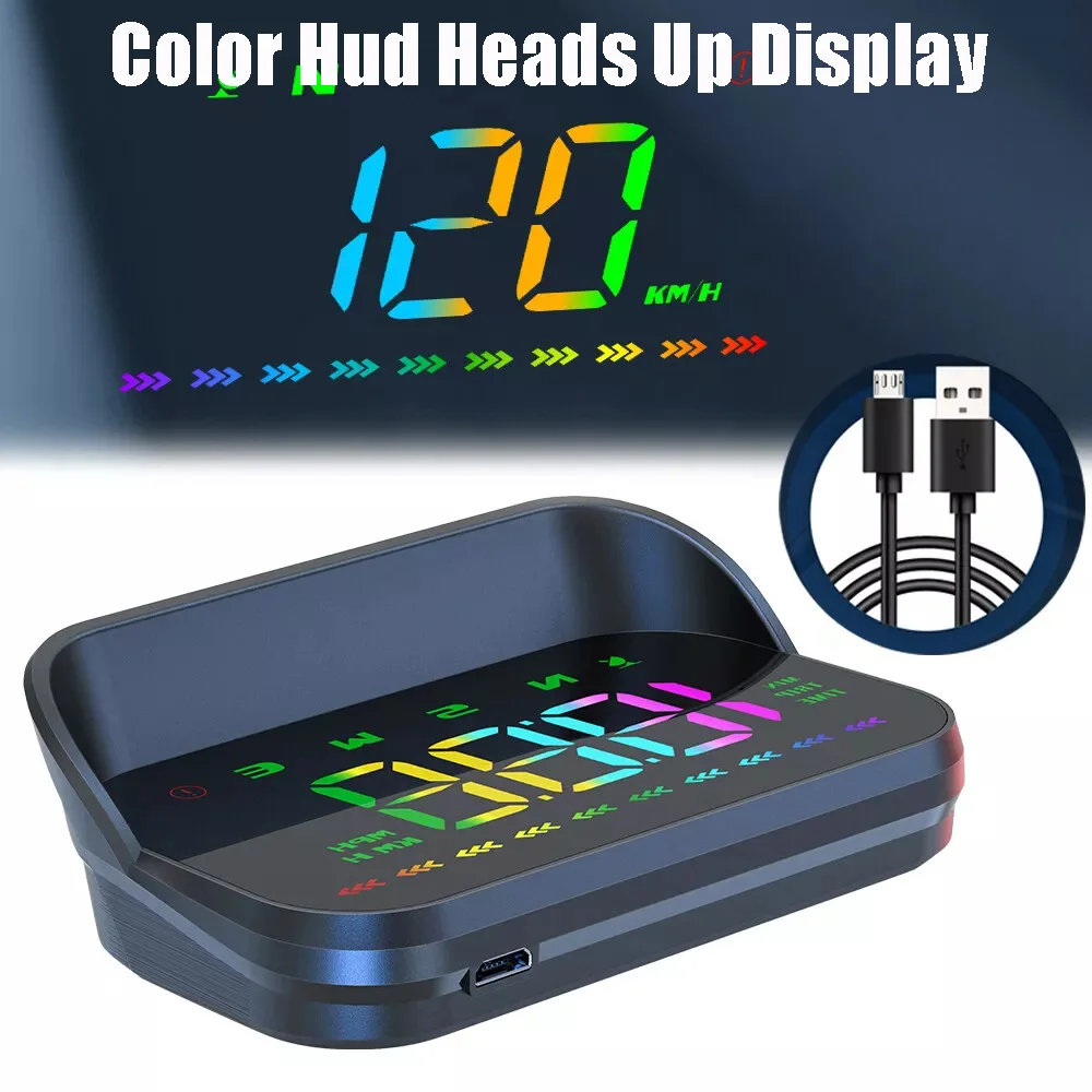 

M23 GPS HUD for All Cars Head Up Display Universal Digital GPS Speedometer LCD Projector Glass Windshield Projector Speed