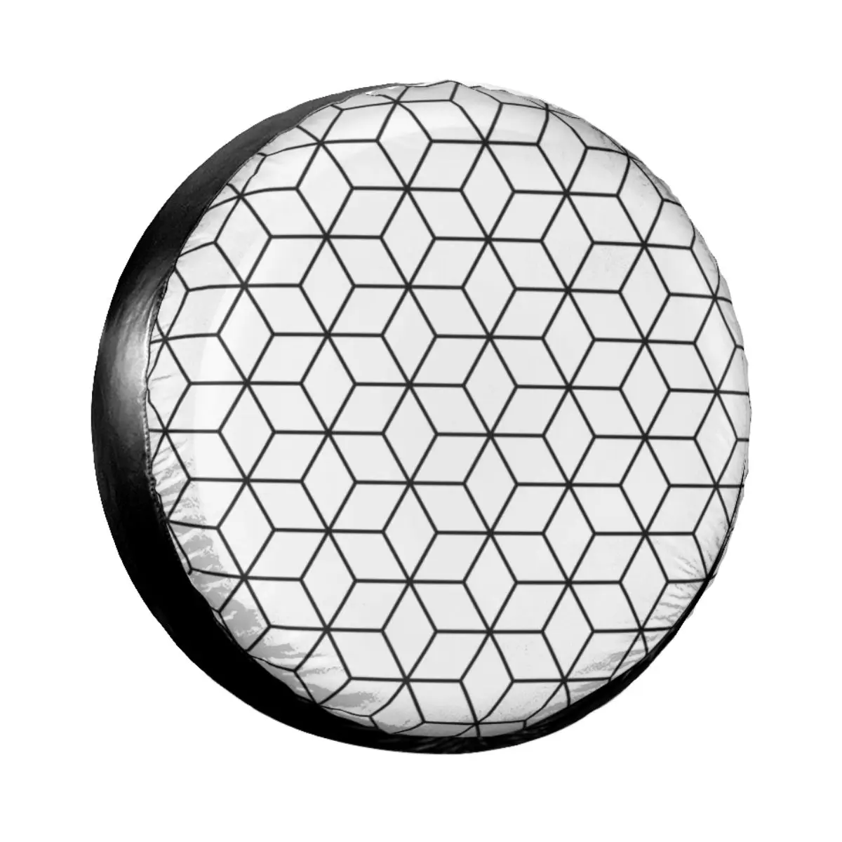 Sacred Geometry Abstract Pattern Spare Wheel Tire Cover Case Bag Pouch for Jeep Honda Vehicle Accessories 14