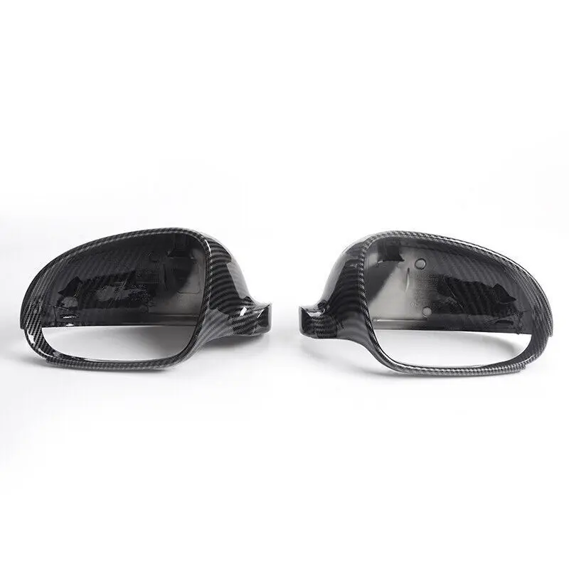 For Volkswagen VW Golf 5 MK5 GTI Jetta 5 Passat B6 B5.5 Car Rearview Side Mirror Cover Wing Cap Exterior Door Case Trim Carbon