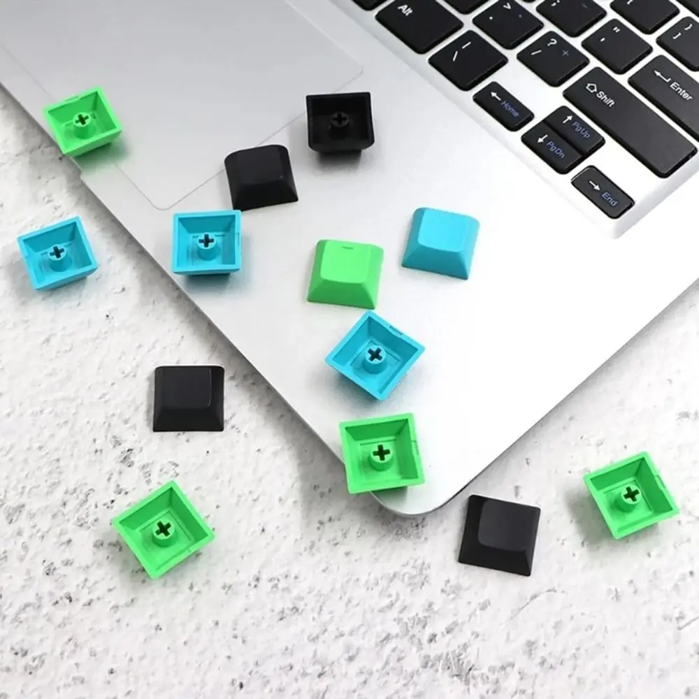 DIY DSA Keycap Multiple Color Not Engraving Keyboard Key Cap Durable for MX Switches Blank Key Cover