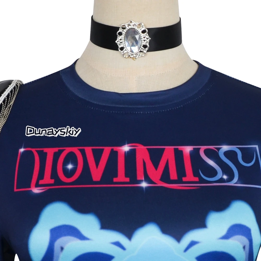 Mira Cosplay Kpop Demon Hunters 코스프레 Suits Huntrix K Pop Demon Hunters Top Skirt Sets Women Halloween Party Roleplay 케이팝데몬헌터스 - Image 3