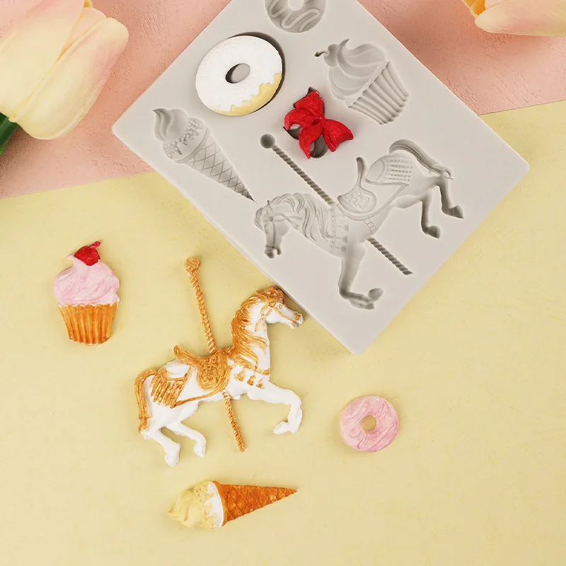 Парк-развлечений-карусель-конус-лук-мороженое-торт-силиконовая-декоративная-форма-diy-инструмент-для-выпечки-15-1066