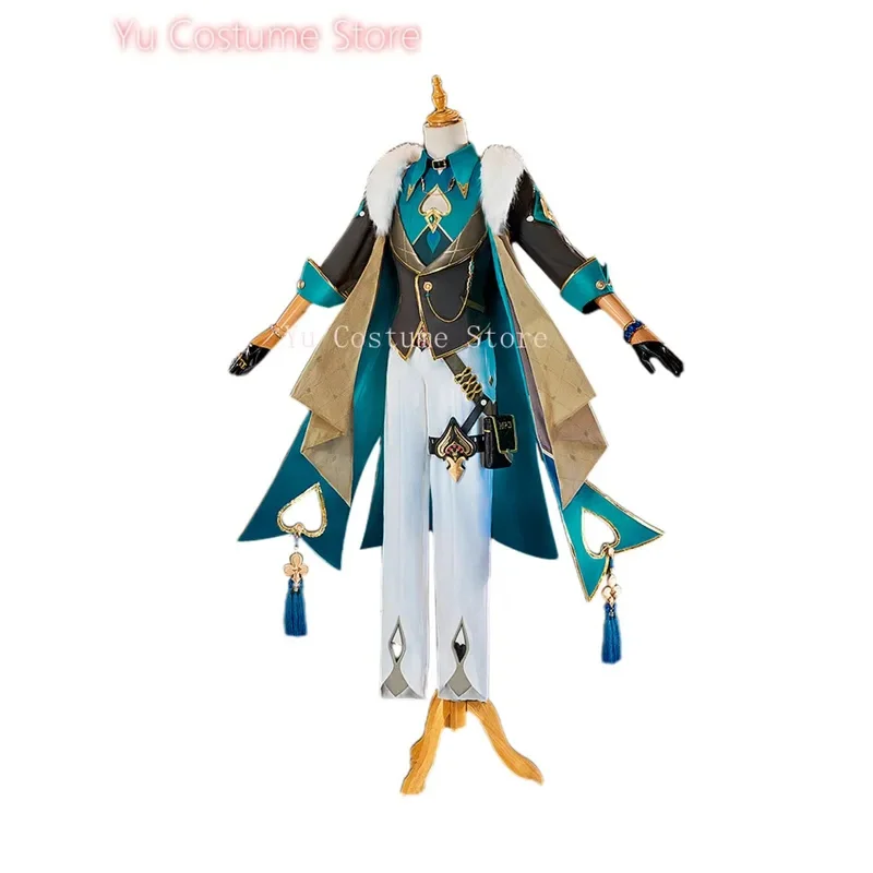 유 혼카이: 스타 레일 아벤츄린 남성 코스프레 의상 게임 애니메이션 파티 유니폼 할로윈 역할극 의상