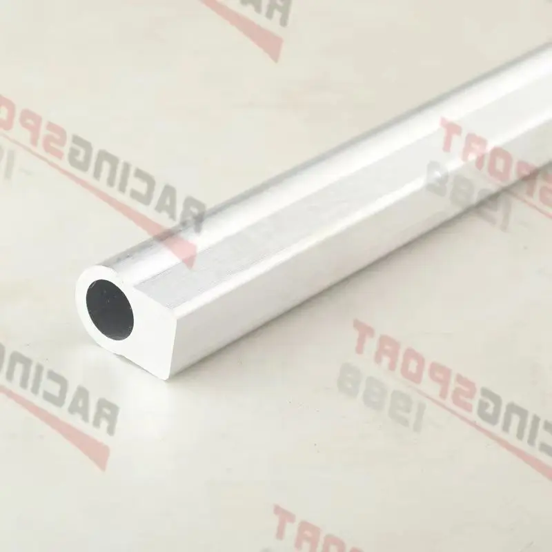1pcs AN8 8AN AN8 Fuel Rail Extrusion Universal Aluminum Raw Dash 8 Fuel Rail Extrusion  Length  500mm (1.64 Feet)