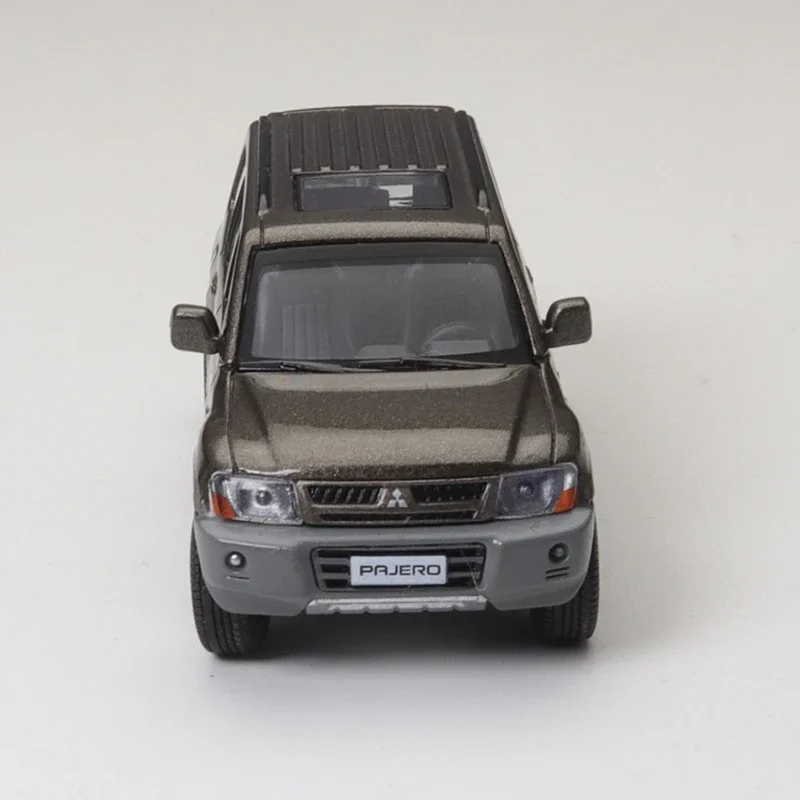 XCarToys-Modèle de voiture en alliage marron moulé sous pression, Collection de jouets, Mitsubishi Pojero Gen.3, Cadeau, 1/64