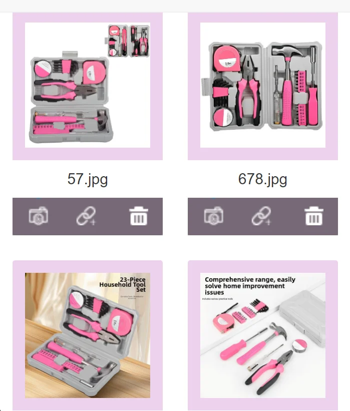 

13/23 шт. набор инструментов розовый бытовой набор инструментов «сделай сам» отвертки плоскогубцы и измерительная лента с ящиком для хранения инструментов ручные инструменты для дома