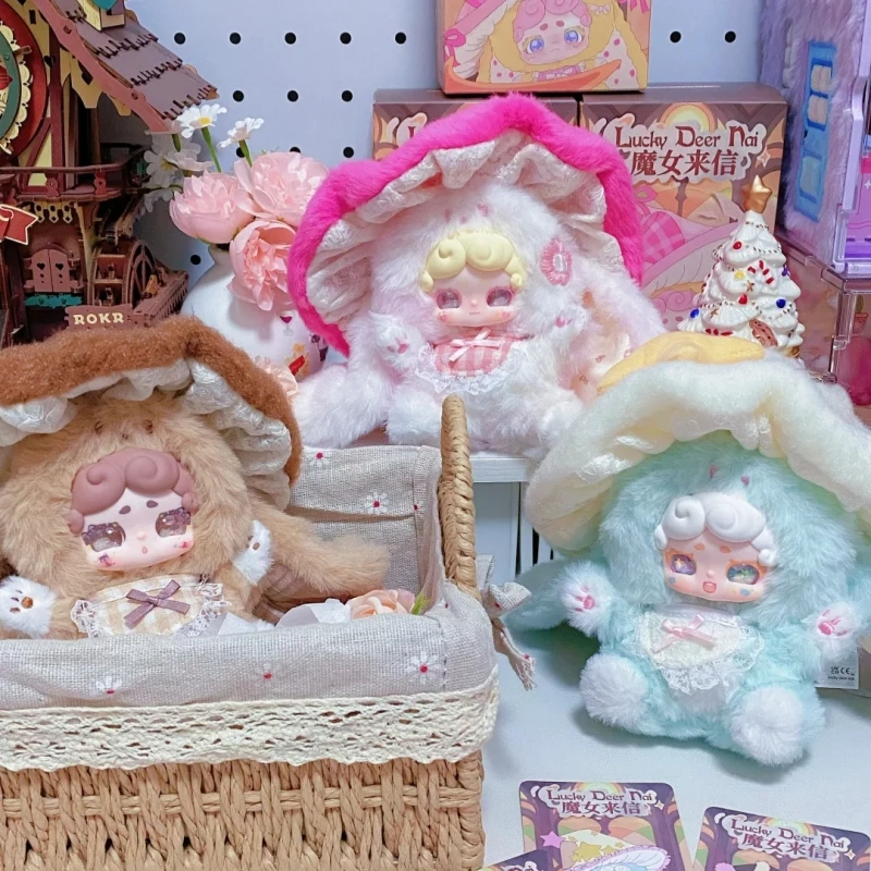 

Genuine Lucky Deer Nai Little Rabbit Witch Series Vinyl Plush Blind Box Trendy Toys Collection Pendant Birthday Gifts In Stock