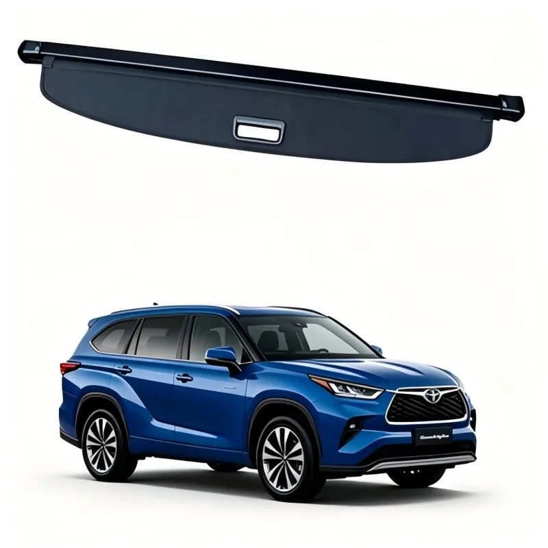 

Cargo Cover Trunk Privacy Shade Rear Security Partition Anti-Theft Shield Retractable Organizer for Toyota Grand Highlander 2024