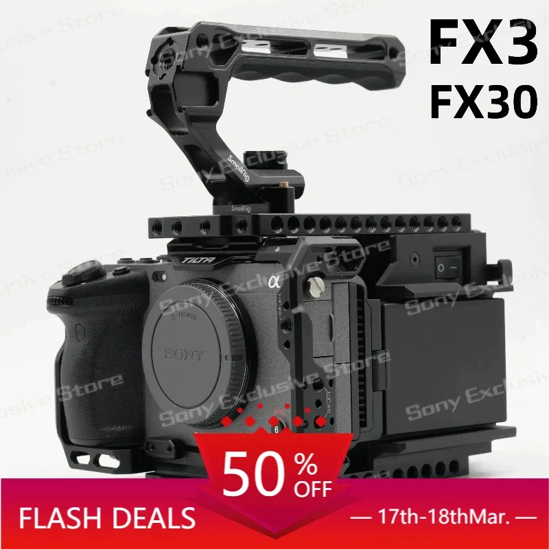 FX3/FX30 camera cage expansion module cineback