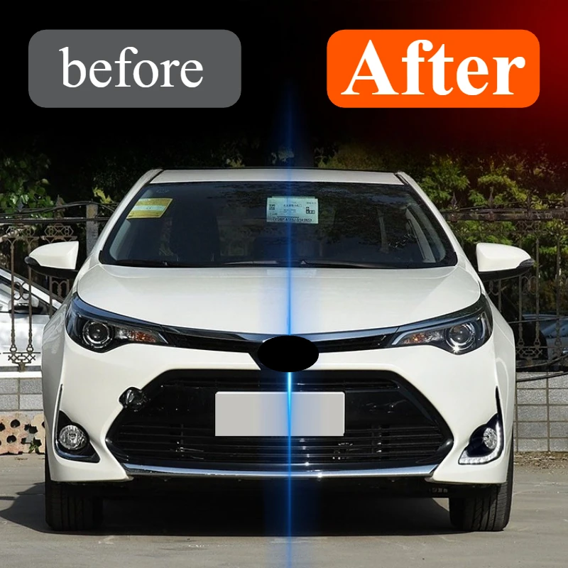 For Toyota Levin 2017-2018 Daytime Running Lights - 2-Piece LED Kit w/Integrated Turn Signal Plug & Play Upgrade (OEM Style)