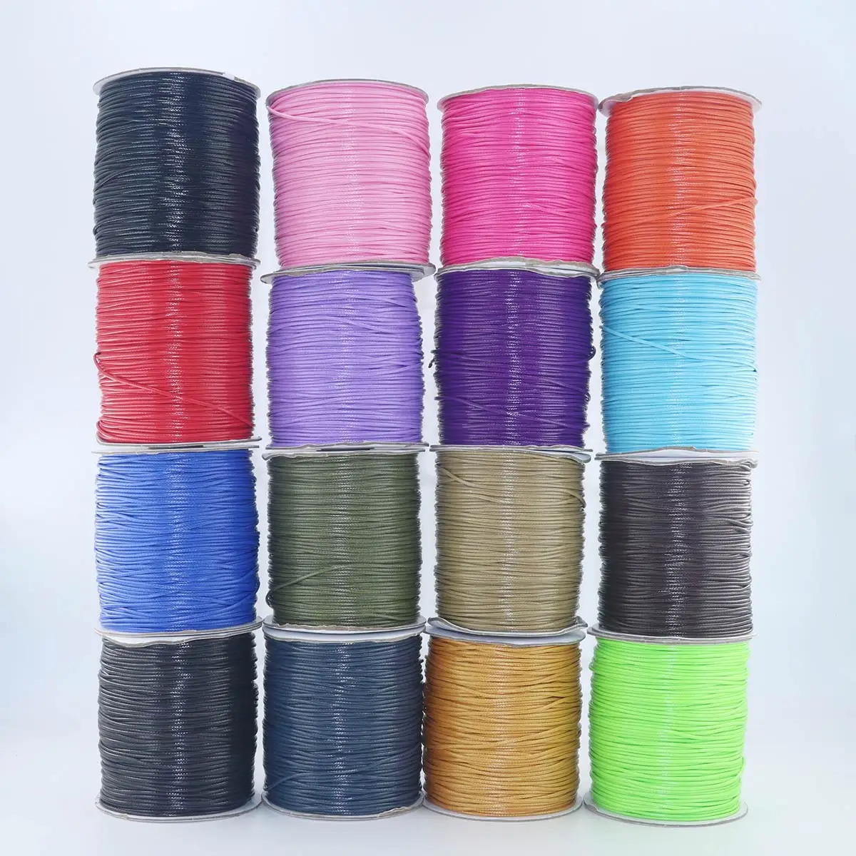 

150M/Roll Multicolor Waxed Thread Wax Rope 1.5mm Thick DIY Braided Cord Handicrafts Jewelry Making Accessories