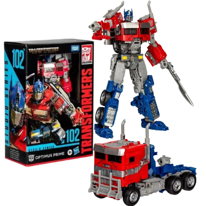

Hasbro Transformers Studio Series SS102 Voyager Transformers Beast Rise SS-102 Optimus Prime Robot Model Figure Original Box