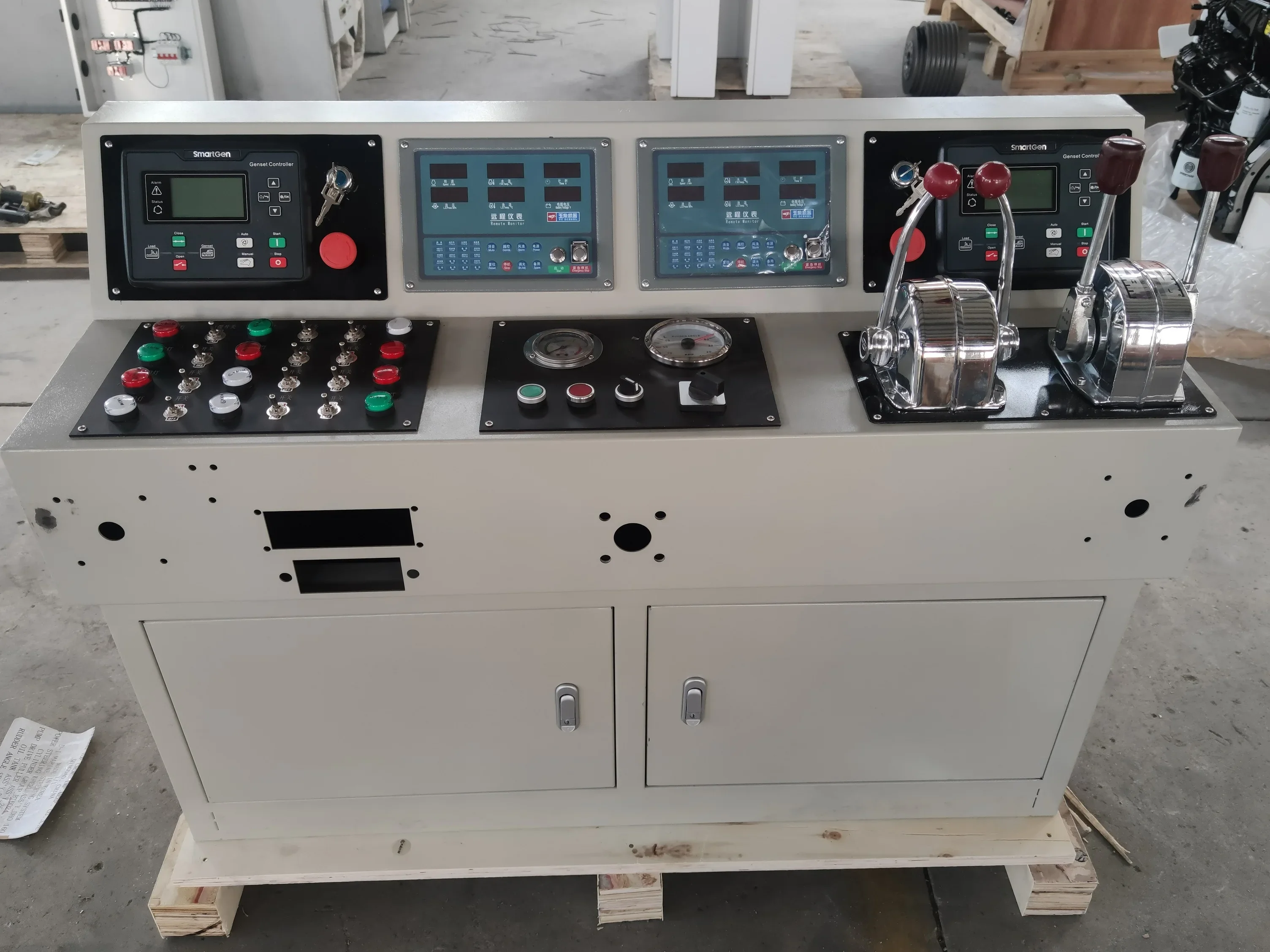 Customized Hydraulic Boat Control System Parts Of Ship Steering Wheel