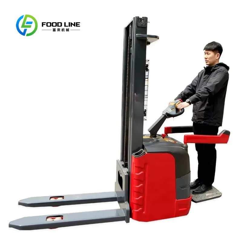 customized electric pallet stacking vehicle stacker truck stable lifting compact body for factory international importers