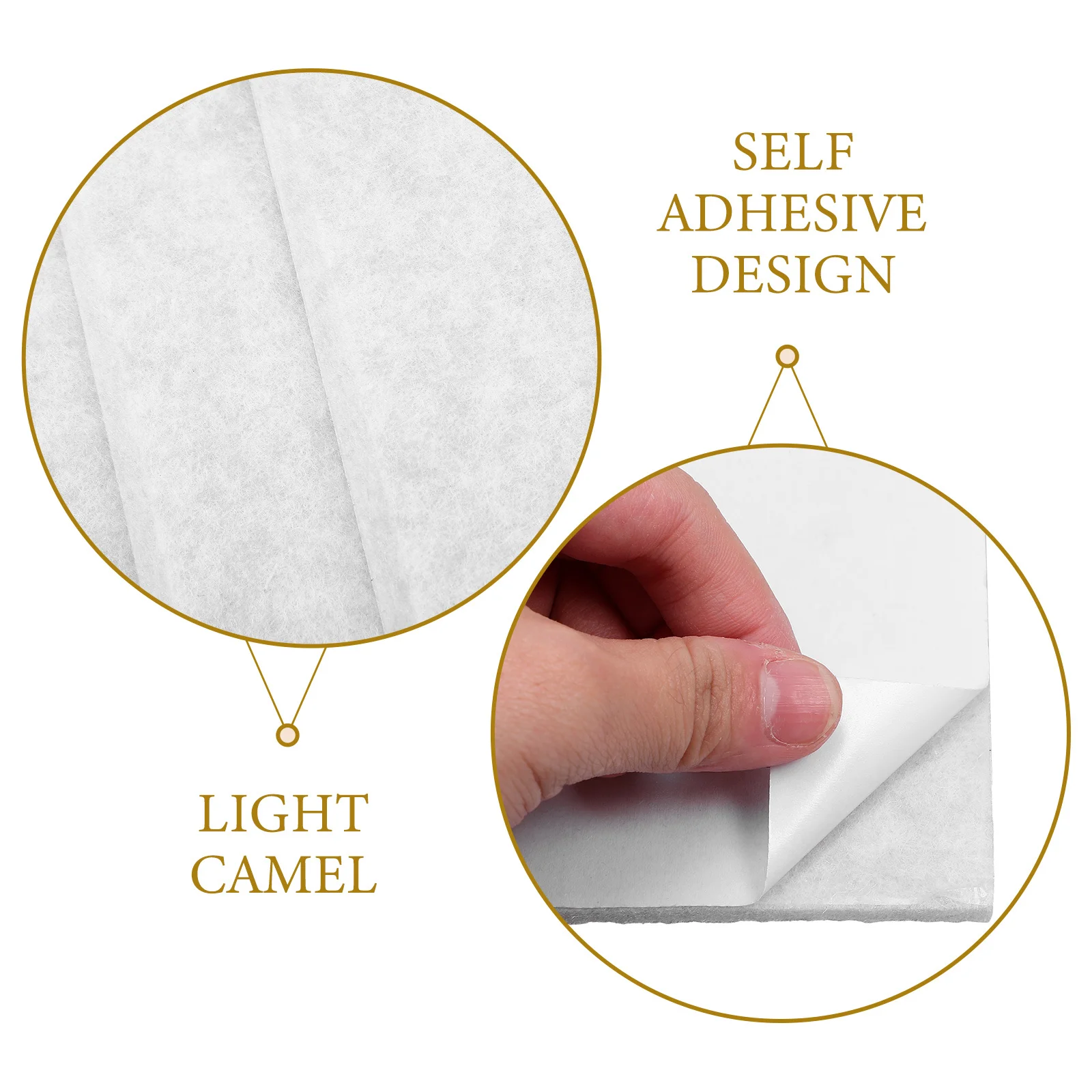 

SECFOU 4Pcs Felt Wall Tiles Square Board Decor for Bedroom Desk Notice Pin Boards Bulletin Art Panels Soundproof Wall Cover