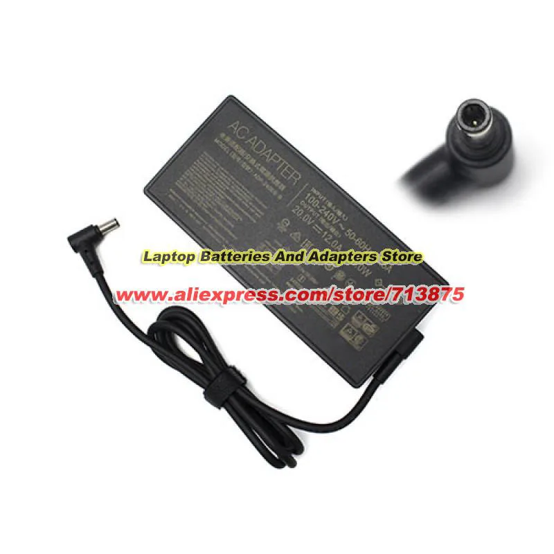 Genuine  ADP-240EB B AC Adapter A20-240P1A 20V 12A 240W for ASUS ROG 15 GX550LXS RTX2080 UX582LR G533QS GX701LXS G713QR G513QM