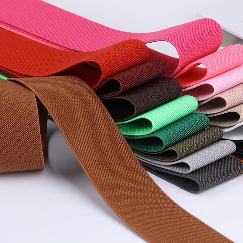 100x5 см высокоэластичный саржевый эластичный пояс с приподнятыми аксессуарами для одежды резиновые ленты растягивающаяся резинка TJ21349