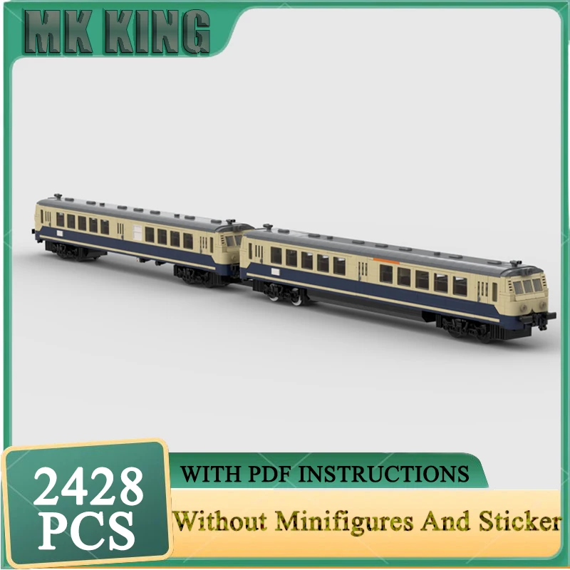 

Moc Building Blocks German Railway Railcar BR 515 / 815 ​​​​​​​Model Technology Bricks Assembly Holiday Construstion Toy Gifts