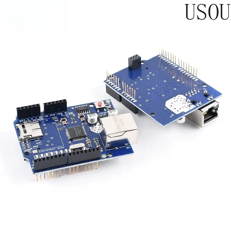 New- version Ethernet W5100 Network Expansion Board Module with SD Card Expansion