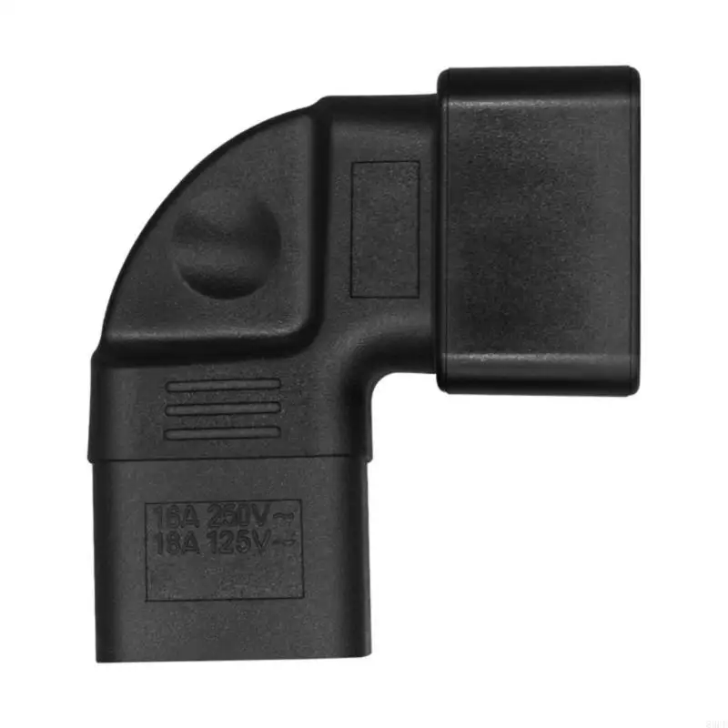 16A High Current Power Cable Adapters C20 To C19 Left Type For Data Center And Networking Devices 83CF