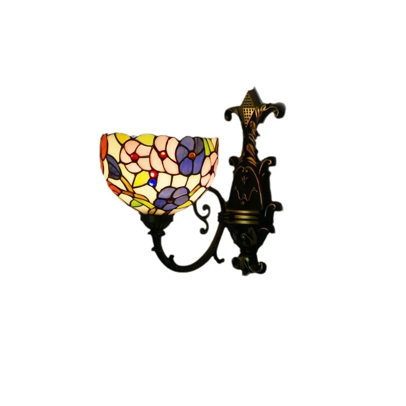 

European style, Mediterranean, wall lamp, living room, bedroom, aisle, corridor, glass