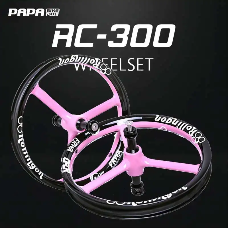 Rollingon R300 Carbon Fiber Wheelset Children 12 Inch Balanced Bike Wheel Hub Ultralight Runbike Wheelset