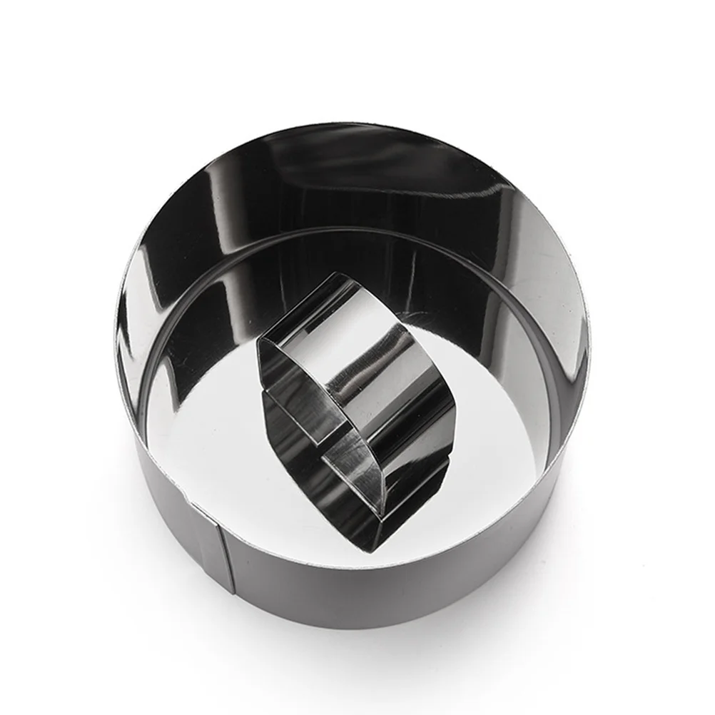 

2 set Meat Patty Mold Stainless Steel Multi-Function Rice Press Sandwich Maker Dough Press Tool For Kitchen Bbq Picnic