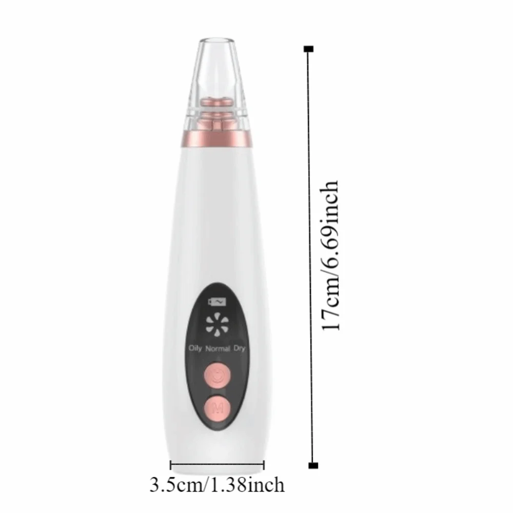 Electric Tool Blackhead Remover Water Cycle Vacuum Suction Pore Cleaner USB Rechargeable Black Point Removal
