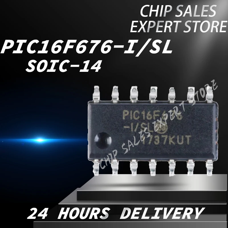 1PCS/LOT! PIC16F676-I/SL PIC16F676 SOIC-14 microcontroller / 8-bit chip NEW Original