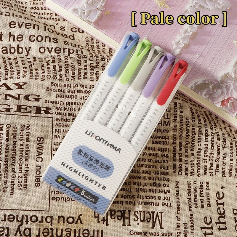 5/15/25 Colors Double Headed Highlighter Pen Set Fluorescent Drawing Markers Highlighters Pens Art Mark School Office Stationery images - 6