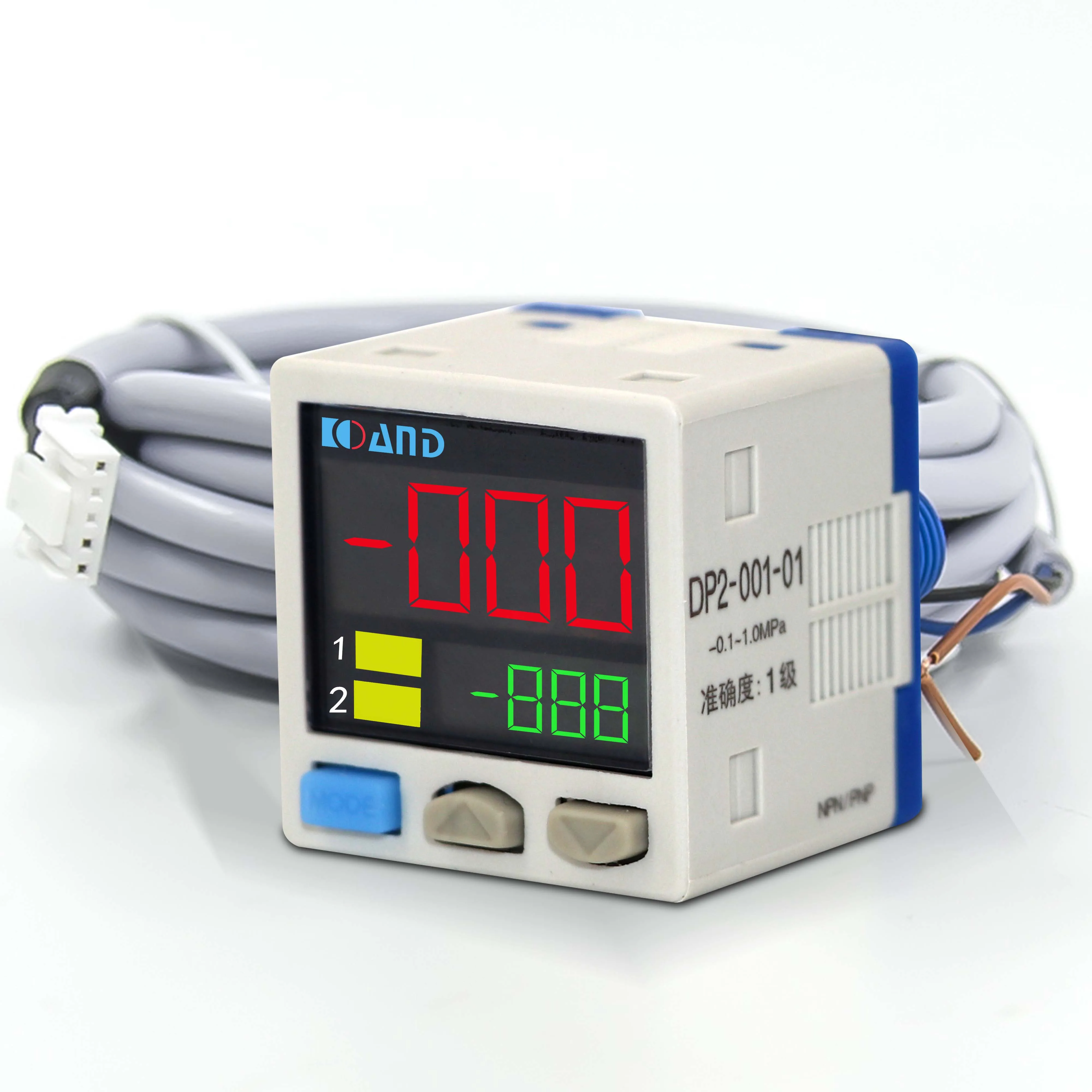 High Precision Household Pressure Gauge Multifunctional Portable Intelligent Digital Pressure Sensor For Industrial Use