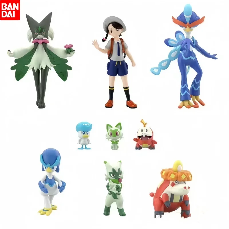 

Bandai Anime Pokemon Scale World Parmot Region Juliana Nemo Laudbon Belibolt Lono Aldea Meowscarada Fuecoco Quaxly Figure Toys