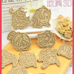 Game Impact Neuvillette Cake Tool Animal Cookie Cutter Christmas Cutters Biscuit Stamp Fondant Mould Baking Sugarcraft Molds