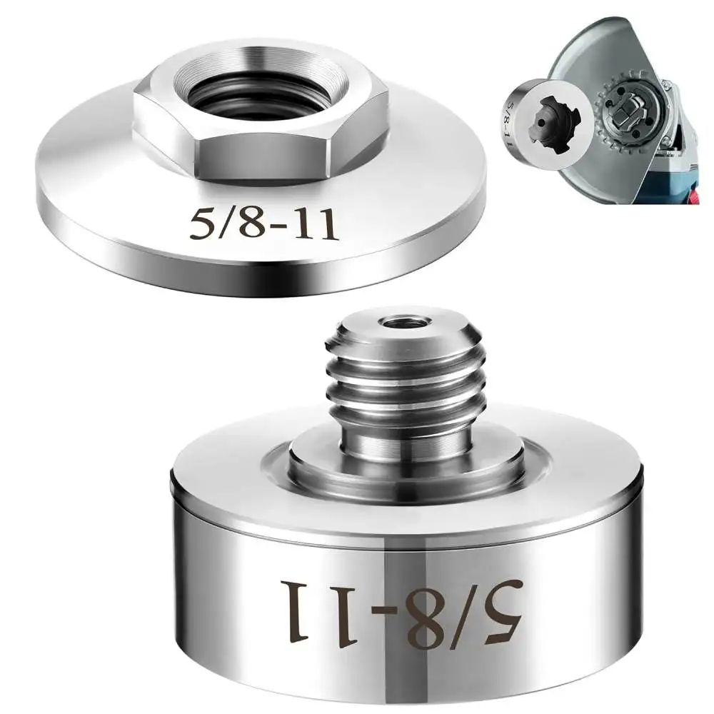 Angle Grinder Accessory Quick Release Nut M14 M10 5 8 11 Locking Flange Adapter Self Locking Pressure Plate Tool