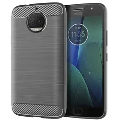 Shockproof Carbon Fiber Case for Moto G5S Plus G5S+ Brushed Texture Rubber Silicone Case for moto g5s plus Soft Phone Cover