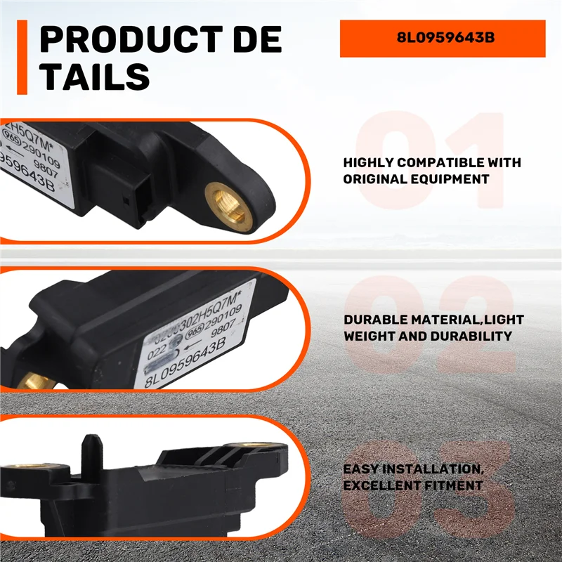 

Impact Shock Sensor For A3 S3 Impact Collision Sensor Impact Collision Sensor For 8L0959643B