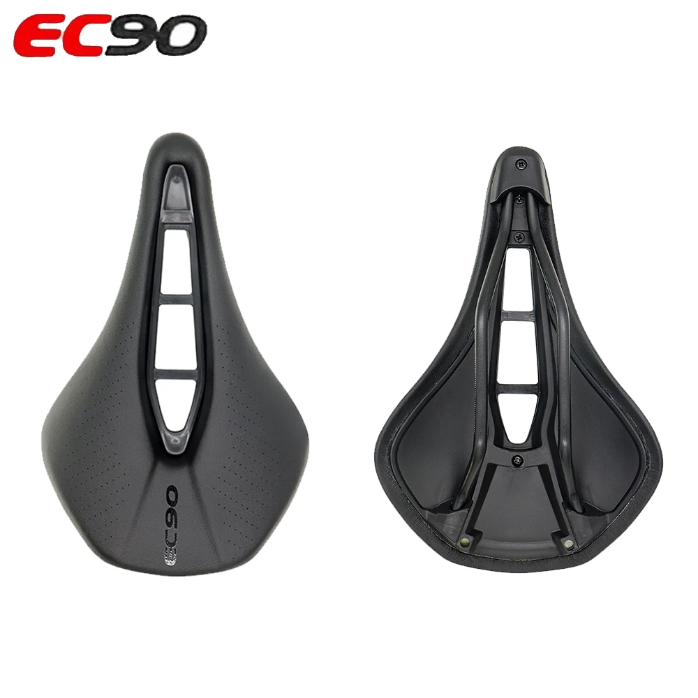 EC90 Bicycle Saddle Comfortable Soft Ultralight Breathable Seat Cushion Bicycle Racing Saddle For MTB Road Bike Parts