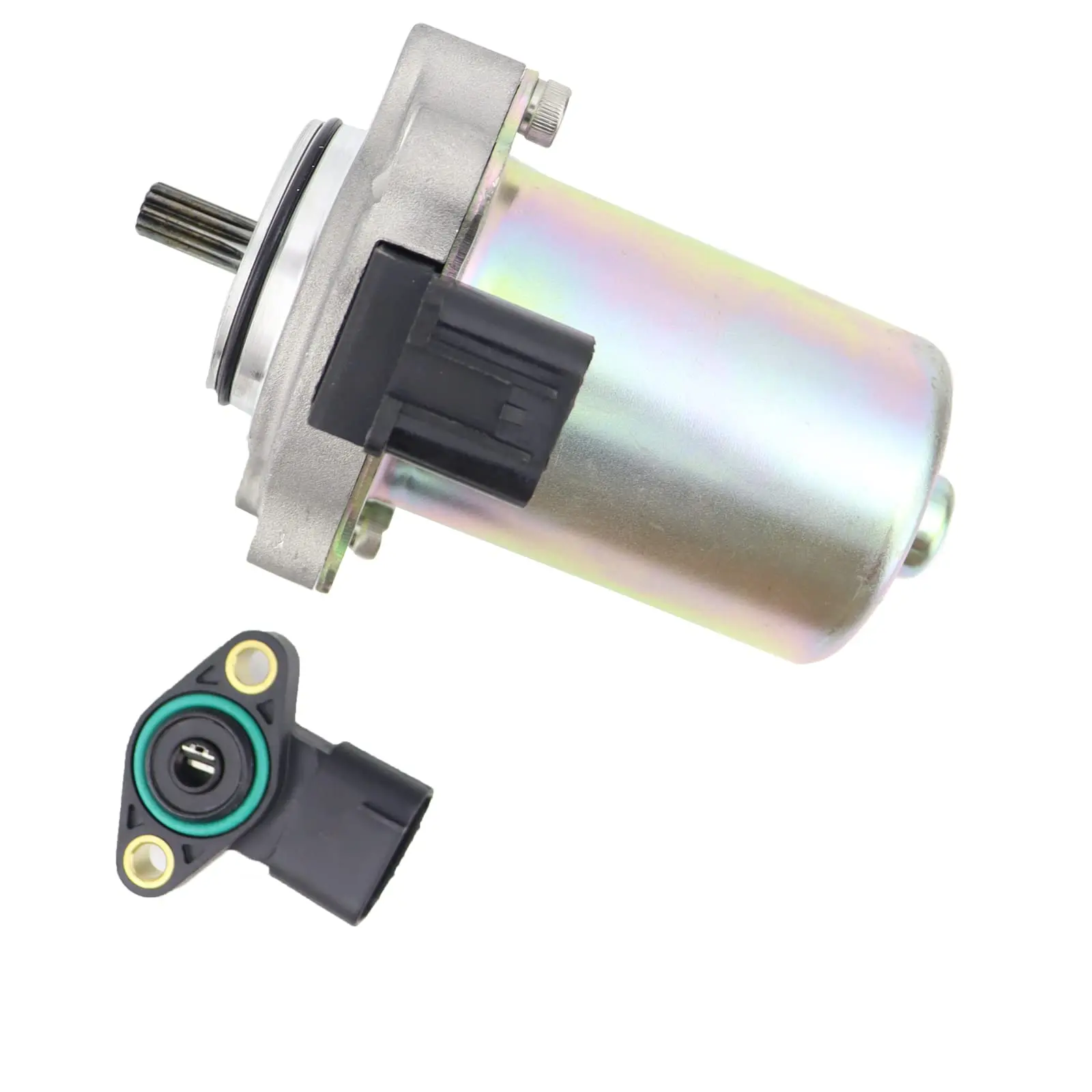 Control Motor & Angle Sensor Compatible with Honda Rancher 420 TRX420 Foreman 500 TRX500 Pioneer 500 1000 Replace c