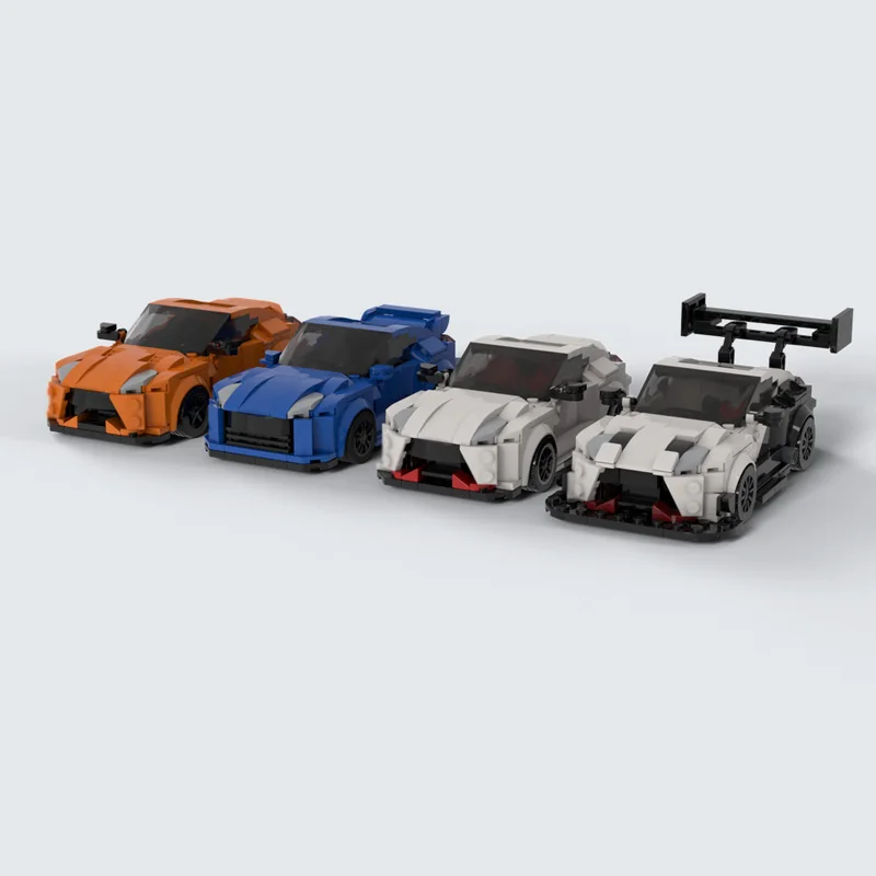Speed Racing Car Model MOC Building Bricks 370Z Sports Car Pack Modular Technology Children Holiday Gifts Assemble Toys Suit