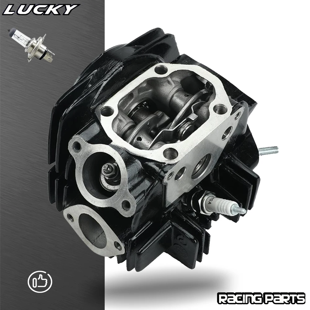 Lifan 140 140cc LF140 1P55FMJ Engine Cylinder Head Kit For 55mm Bore 140 Horizontal KAYO Apollo SSR SDG CRF KLX Engine Dirt Bike