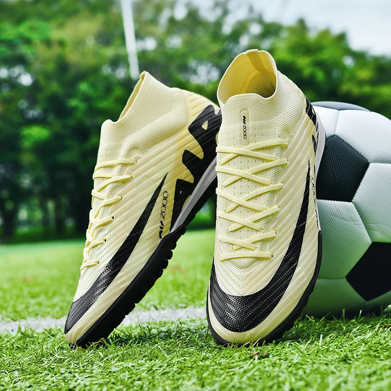 

New Original Men Hight-quality Soccer Shoes Cleats Professional Top Quality Non-Slip Kids Football Boots Society Grass Training